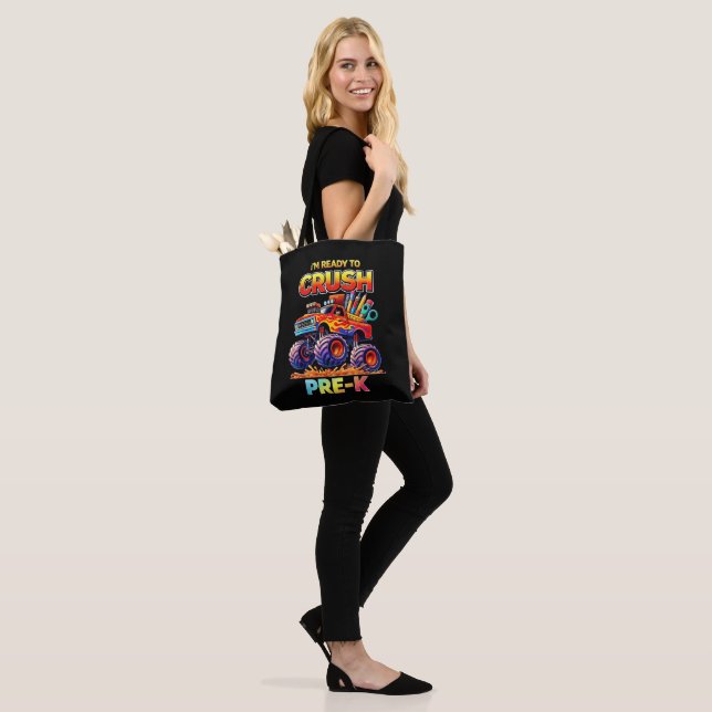 Bolsa Tote Pronto para Esmagar Caminhão Monstro Pré-Escolar d (No(a) Modelo)