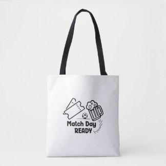 Bolsa Tote Pronto para o Dia da Partida