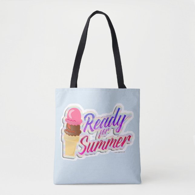 Bolsa Tote Pronto para o Verão Epic Dessert Slogan Design (Frente)