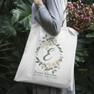 Bolsa Tote Proposta Personalizada de Damas de Honra para a No