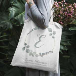Bolsa Tote Proposta Personalizada de Damas de Honra para a No