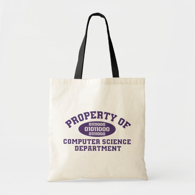 Bolsa Tote Propriedade Do Departamento De Ciência Da Computaç (Frente)