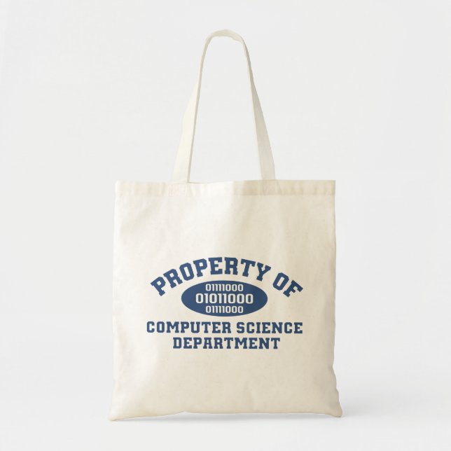 Bolsa Tote Propriedade Do Departamento De Ciência Da Computaç (Frente)