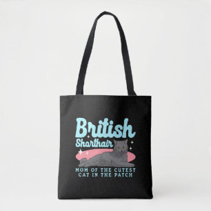 Bolsa Tote Proprietário de Gatos da Mãe de Ar Curto Britânico