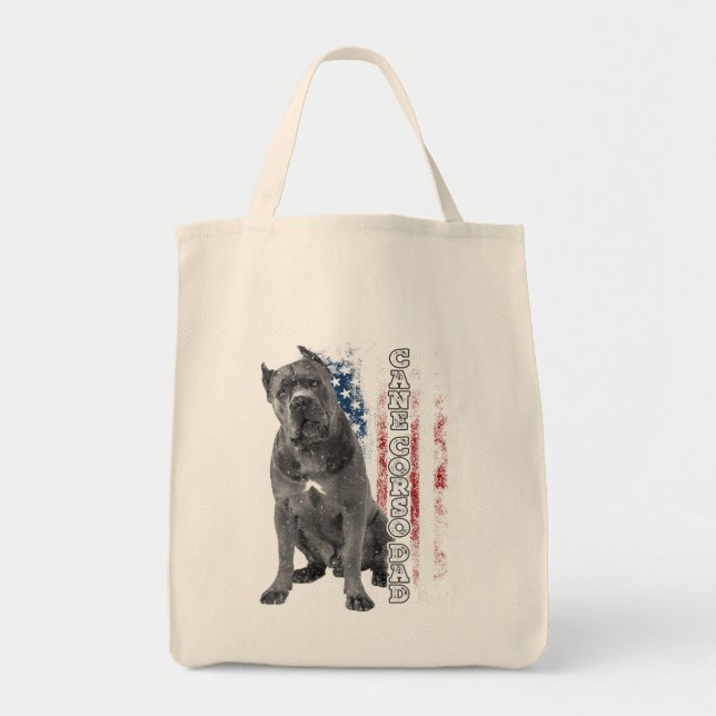 Bolsa Tote Proprietário do Cachorro Pai Cane Corso Mastiff It (Frente)