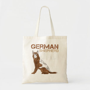 Bolsa Tote Proprietário do Pai do german shepherd Shepard Dog