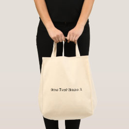 Bolsa Tote Próprio texto ambientalmente amigável Compras Merc