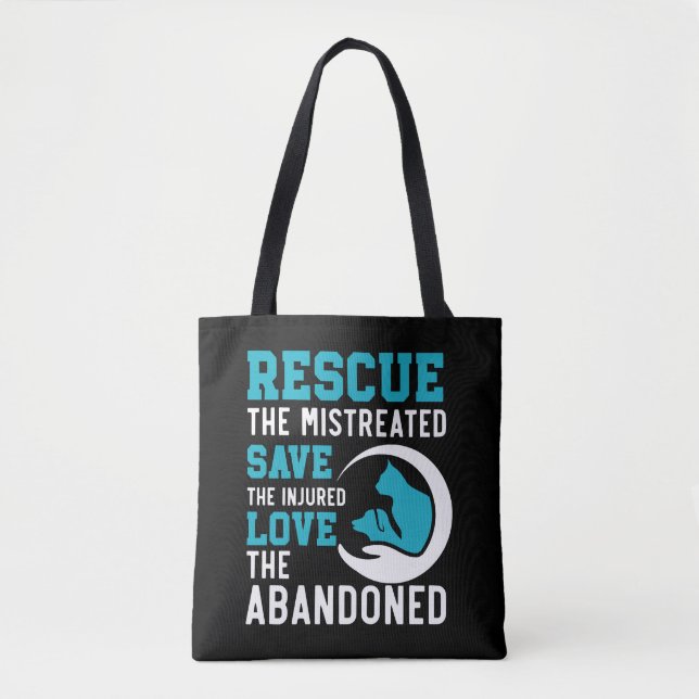 Bolsa Tote Proteção Dos Animais (Frente)