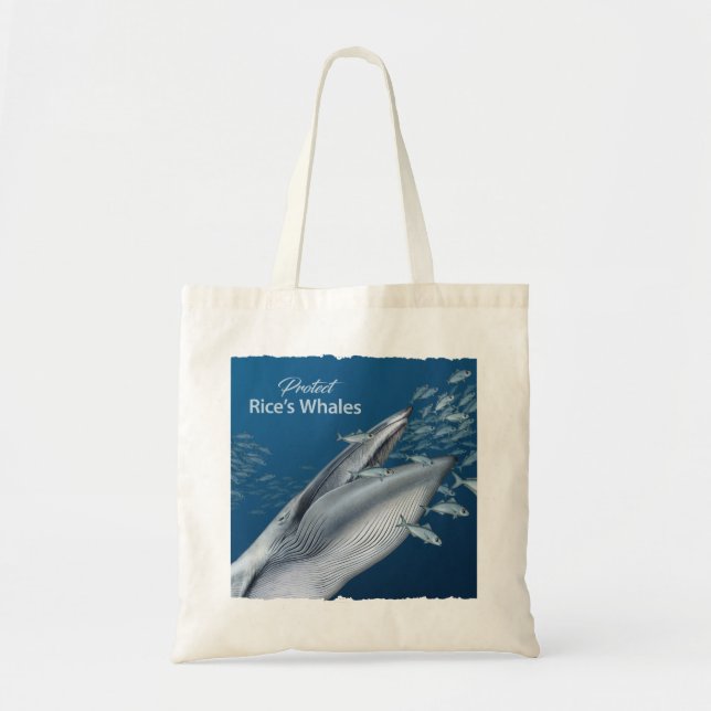 Bolsa tote Protect Rice's Whales (Frente)