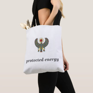 Bolsa Tote Protect Your Energy Horus Eye Egyptian Symbol Desi