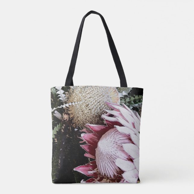 Bolsa Tote proteína rainha floral nativo (Verso)