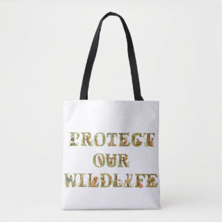 Bolsa Tote Proteja Nossa Vida Selvagem