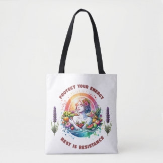 Bolsa Tote Proteja sua camiseta de energia - Autoatendimento