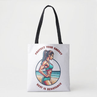Bolsa Tote Proteja sua camiseta de energia - Autoatendimento