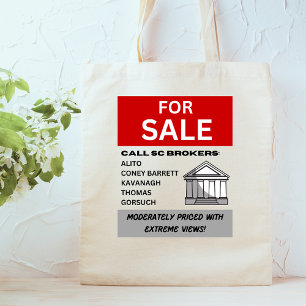Bolsa Tote Protesto Tribunal Supremo Votos pela Venda Sinal