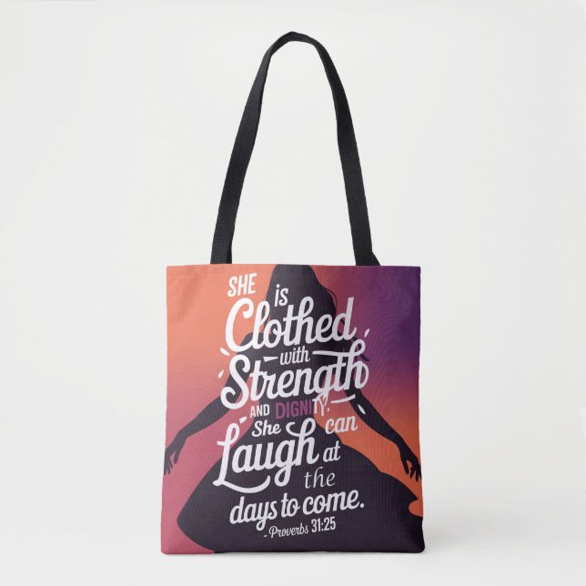 Bolsa Tote Proverbs 31 saco de tota cristã (Frente)