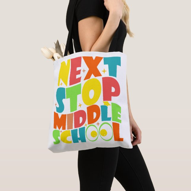 Bolsa Tote Próxima Parada Frases Engraçadas para Crianças do  (Close Up)