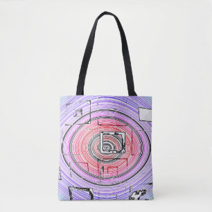 Bolsa Tote Psicodélico