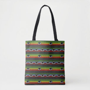 Bolsa Tote Psicodélico - Padrão de Olhos