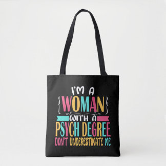Bolsa Tote Psicóloga Psicologia Graduação PsyD