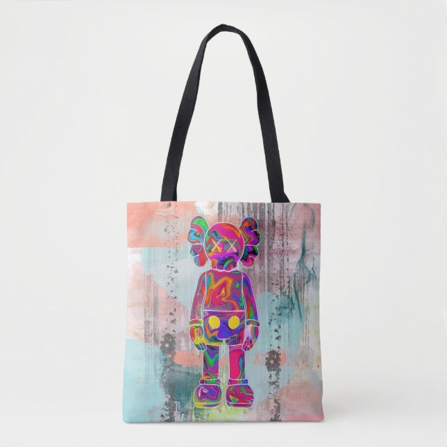 Bolsa Tote Psychedelic Kaw (Frente)