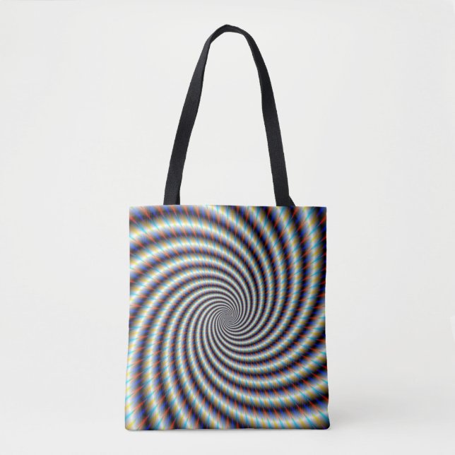 Bolsa Tote Psychedelic Swirl (Frente)