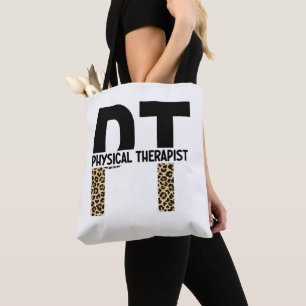 Bolsa Tote PT Terapêutica Física Cheetah Impressão PT Form