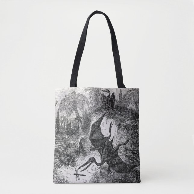 Bolsa Tote Pterodátilos Jurássicos (Frente)