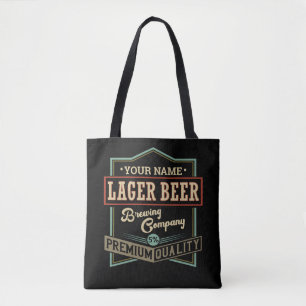 Bolsa Tote Pub de Bar de Rótulo de Criação de Cerveja Pers
