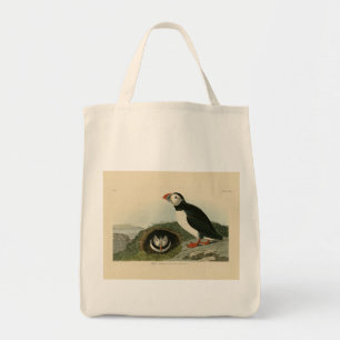 Bolsa Tote Puffin Atlântico das Aves da América de Audubon