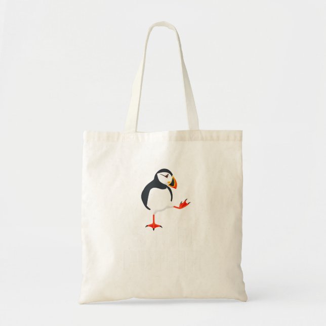 Bolsa Tote Puffin Engraçado Puffin (Frente)