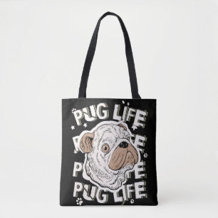 Bolsa Tote Pug Life Animal og