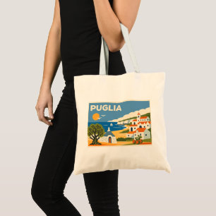Bolsa Tote Puglia Antiga Itália Viagens Costeiras