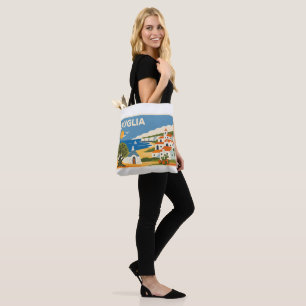 Bolsa Tote Puglia Antiga Viagens Costeiras Itália