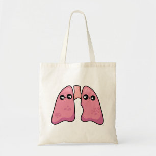 Bolsa Tote Pulmões Fofos - Biologia Humana