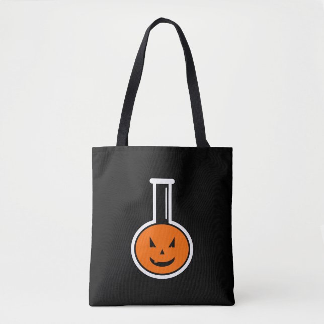 Bolsa Tote Pumpkin da Química do Halloween (Frente)