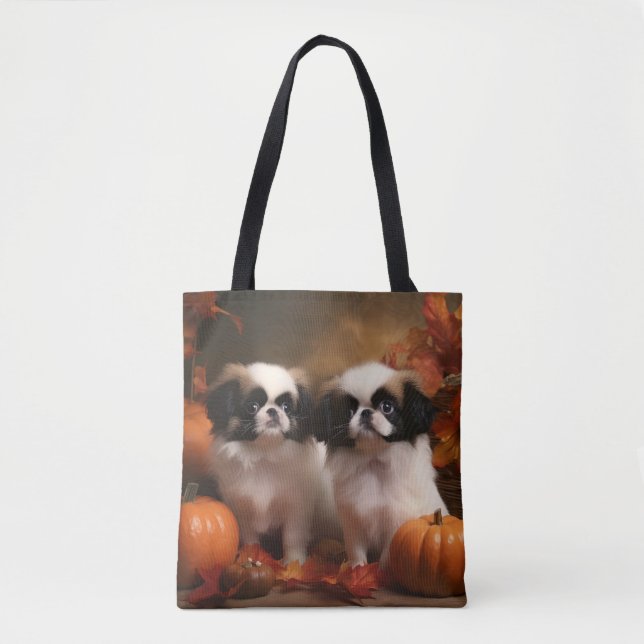 Bolsa Tote Pumpkin de Apelido de outono japonês (Frente)