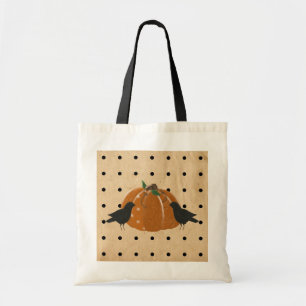 Bolsa Tote Pumpkin e Bolinhas Tote Bag