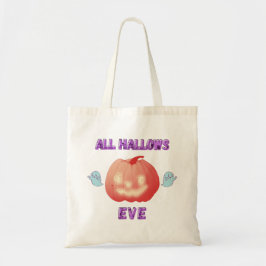 Bolsa Tote Pumpkin e Fantasmas do Halloween