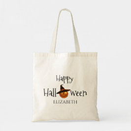 Bolsa Tote Pumpkin Happy Halloween Personalizado