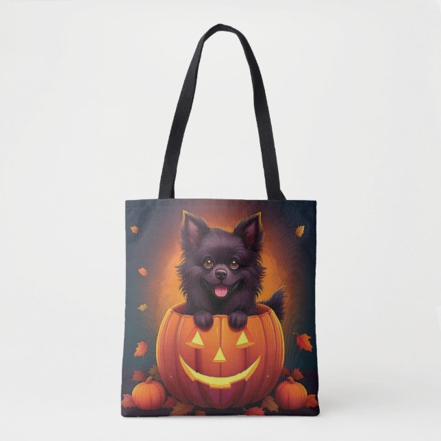 Bolsa Tote Pumpkin Patch Pomchi (Frente)