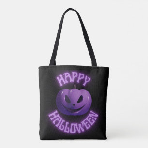 Bolsa Tote Pumpkin Preto Feliz Hallowen