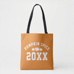 Bolsa Tote Pumpkin Spice 20XX Ano