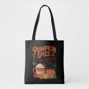 Bolsa Tote Pumpkin Spice e Tudo Muito Bonito Queda
