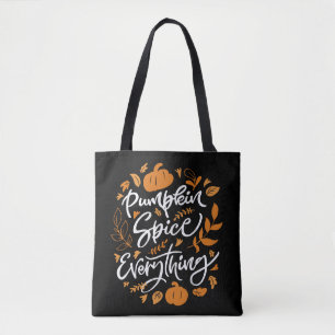 Bolsa Tote Pumpkin Spice Tudo