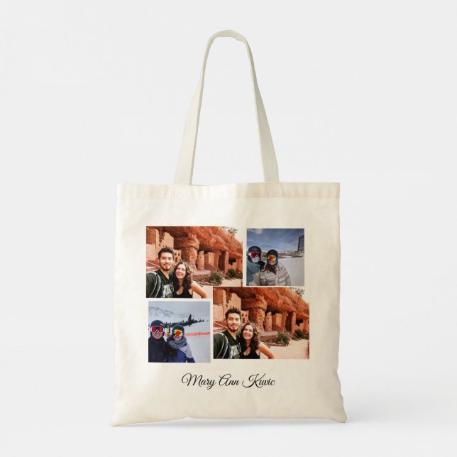 Bolsa Tote Pumpkin Spice, Yum! Foto e texto no retorno (Verso)