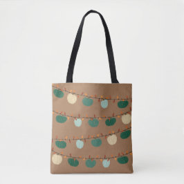 Bolsa Tote Pumpkins e Luzes