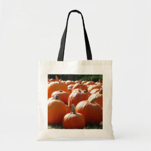 Bolsa Tote Pumpkins Foto para Queda, Dia das Bruxas ou Ação