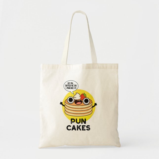 Bolsa Tote Puncakes Engraçado Pancake Pun (Frente)