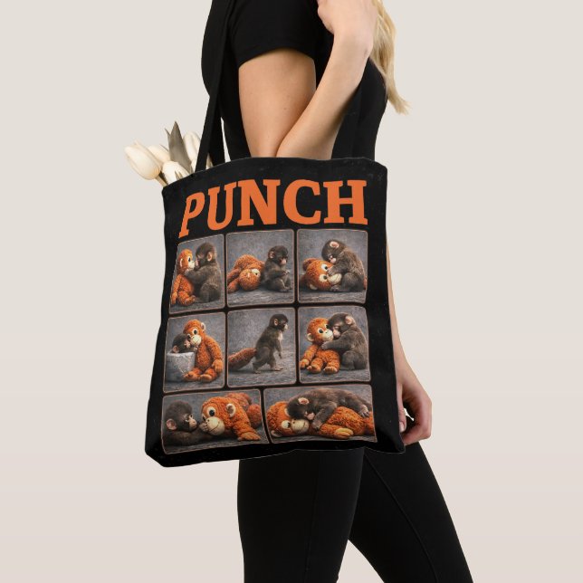 Bolsa Tote Punch Baby Monkey (Close Up)